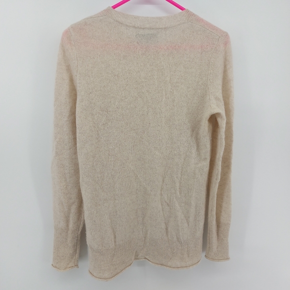 Aqua Cashmere Crewneck  Sweater Size Small - Picture 4 of 4